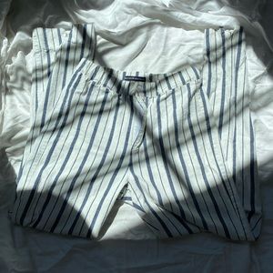 Brandy Melville Striped High-Waisted Pants